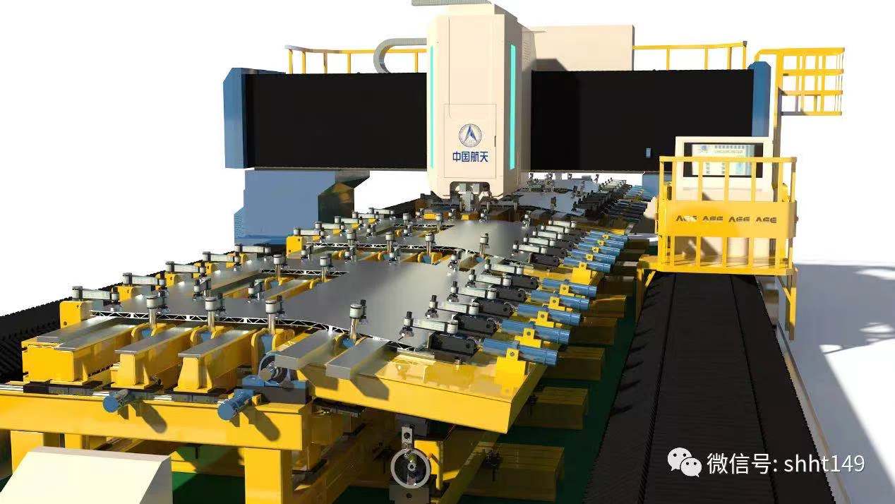 AEE intelligently manufactured rail transit car body friction stir welding equipment to help rail transit development